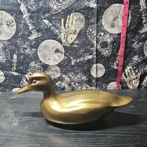 Rare Solid Brass Duck